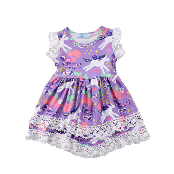 Unicorn Dress Purple
